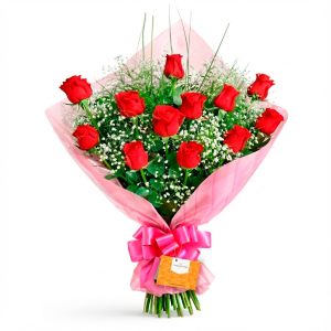 docena de rosas para los desayunos