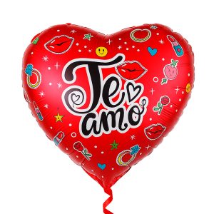 Globo Te Amo Stickers para desayunos a domicilio